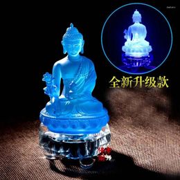 Decorative Figurines Wholesale Buddhist Supplies # Buddhism Buddha Purple Crystal The Buddha# Bless Safe Good Luck Efficacious