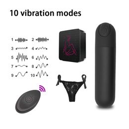 Powerful Remote Control Wearable Vibrator Bullet Mini Vibrators Adult Sex Toys For Women G-Spot Clitoris Panties Vibrating Egg