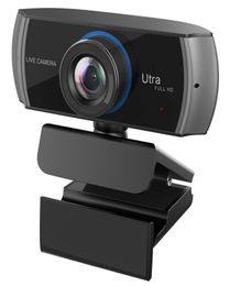 HD Webcam Builtin Dual Mics Smart 1080P Web Camera USB Pro Stream Camera for Desktop Laptops PC Game Cam For Mac OS Windows108 T6445547