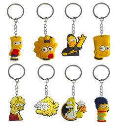 Jewelry Simpson 18 Keychain Key Chain Ring Christmas Gift For Fans Couple Backpack Chains Women Keychains Keyring Suitable Schoolbag G Ot7Ds