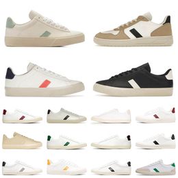 New Mens women French Brazil Green Low-carbon Casual Shoes vejasneakers Classic White Designer Organic Cotton Flats Platform Sneakers