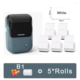 Niimbot B1 Label Maker Portable Handheld Thermal Printer Mini Barcode QR Code Sticker 20-50mm Paper Rolls Cable Tag