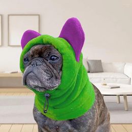 Dog Apparel Random Colour Fashion Neck Ear Snood Puppy Hat Reusable Pet Soft Texture For Daily Wear