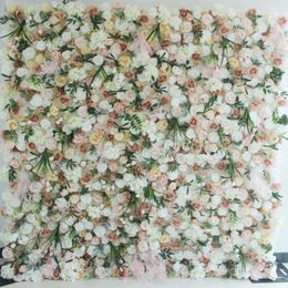 Decorative Flowers SPR Stage Decoration Hydrangea Flowerwall Events Fabric Panel Greenery Wall Wedding Decor Artificial