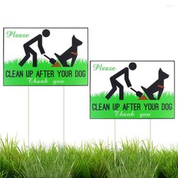 Dog Apparel No Peeing Yard Sign With Metal Wire Card Lawn Warning