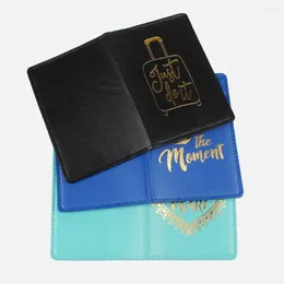 Card Holders Waterproof Passport Cover Portable Multi-card PU Leather Holder Case Document Woman&Men