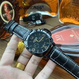 panerass Luminors VS Factory Top Quality Automatic Watch P.900 Automatic Watch Top Clone Original Paneras Full Function Fashion Business Leather Wristwatch Hirt