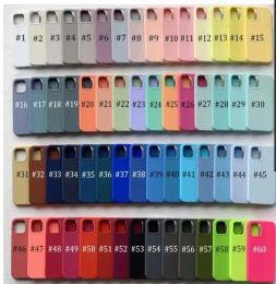 2024 Free shipping to home Silicone Cell Phone Cases For iPhone 14 Silicone Phone Cases Full Body Screen Camera Protective Cover For iPhone13 15 15pro 15plus 15 pro max