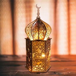 Party Decoration Decorative Lantern Wooden Night Light Lamp As Ramadan Eid Mubarak Decorations For Home Delicately Made Self-Assembling DIY