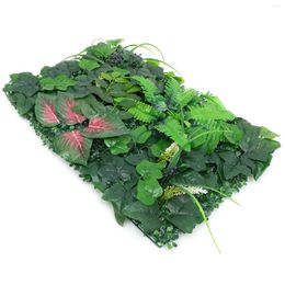 Decorative Flowers Green Wall Decoration For Bedroom Fake Greenery With Leaves Door Office Faux Plant Plastic Chirstmas