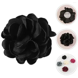 Brooches Vintage Rose Brooch Floral Pins Fabric For Backpacks Lapel Manual Flower Coat Suit Miss