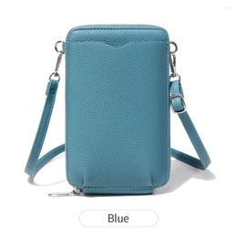 Wallets Pu Leather Women Handbags Casual Soft Multifunctional Large Capacity Clemence Crossbody Bags