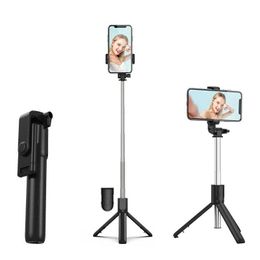 Selfie Monopods Bluetooth remote control phone selfie stick holder with tripod suitable for real-time photos on iOS Android smartphonesB240515