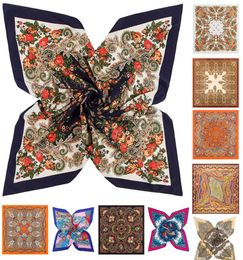 77 Styles Designer Scarf Summer Twill Silk Scarf for Women Scarves Wraps Bandana Hair Scarf Print Paisley Floral Women Square Silk1374037