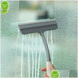 Cleaning Brushes New Home Glass Scraper Car Cleaner Window Floor Tile Wall Washing Brush Wiper For Bathroom Kitchen Furniture Drop Del Dhg6Z