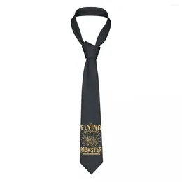 Bow Ties The Flying Spaghetti Monster Necktie Monsterism Pastafarianism FSM Neck For Men Daily Wear Gravatas Office