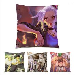 Pillow Vintage Ornamental Pillowcase Living Room Velvet Gift 45x45 Covers Anime Decorative Comfortable Home Cover E0914
