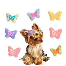 Dog Apparel Cute Puppy Accessories Hairpins Butterfly Cat Grooming Hair Clips Barrette Yorkshire Terrier Pet Supplies