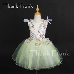 Princess Ballet Tutu Dress Girls Kids Adorable Petals Ballerina Costume Women Adult Sequin Embroidery Dance Costumes C855 240514