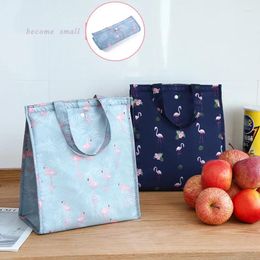 Storage Bags 6 Colours Portable Food Fresh Lunch Bag Waterproof Thermal Insulated Snack Picnic Box Carry Tote Pouch