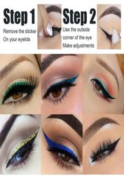 Eyeliner Monochrome Stickers Eyelid Line Stick Waterproof Longlasting Reusable Lazy Useful Eyes Makeup Cosplay Party Cosmetics8990851