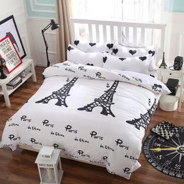 Bedding Sets Set I Love Paris Style Comforter Cover Quilt Cover/ Bed Sheet/Pillowcase Duvet No Quilt50