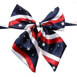 Dog Apparel 50pcs 4th Of July Pet Bow Tie Independence Day Grooming Adjustable Necktie Collar Accessory Supplies