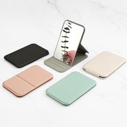 Hand-held Desktop Stand Mirror High Definition Folding Makeup Mirror Light Weight Easy To Carry Vanity Mirror beauty Cosmetic Tools