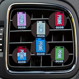 Other Parts Square Prime Cartoon Car Air Vent Clip Clips Freshener Outlet Per Conditioner Drop Delivery Otb81