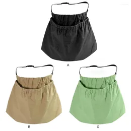 Storage Bags Harvesting Apron Mushrooms Vegetables Foraging Bag Fruits Gathering Waist Picking Gardener Farmer Tool Khaki