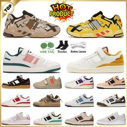 Casual Shoes Outdoor cheap Bad Bunny shoes Forum Low x Classic mens designer shoes 84 Low women red black Trainers fashion Sneakers Walking Jogging Comforts dhgate