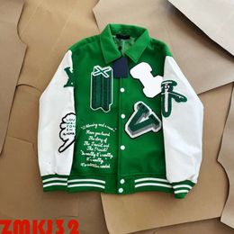 Louiseviution Jacket New Fashion Baseball Coat Uniform Fashion Jacket Single Breasted Warm Jackets Couples Women Men Varsity Coats Men's Designer Clothing Top 144