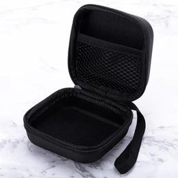 Storage Bags Box Built-in Grid Shockproof Square Black Portable Audio Equipment Waterproof Bag And Dustproof Pu