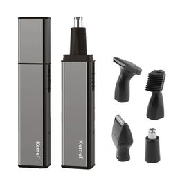 4 In1Nose Hair Trimmer For Nose Ear Cleaner Rechargeable Nose Trimmer Beard Trimer For Men Micro Shaver Eyebrow Grooming Set 240515