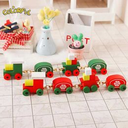 Diecast Model Cars 1 12 Toy House Mini Train Christmas Snowflake Mini Train Model Car Toy Children Pretend to Play Toy Doll House Accessories WX