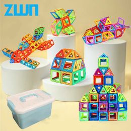 Magnetic Blocks Montessori Education Magnetic Building Block DIY Magnetic Toys Large and Mini Designer Architecture Set Childrens Gifts WX5.17