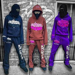 Men's Pants 2024 Hip HopY2K Printed Even The Original Ceypunk Street Clothing Loose Trousers Casual Hoodie Oversized Pocket Sweatp