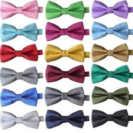 Dog Apparel 100pcs Bling Bow Ties Polyester Cat Bowties Collar Grooming Neckties Pet Accessories