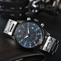 IwCity Watch Männer Watch Luxus Herren Big Pilot Uhren Auto Mechanik Uhren Super Luminous Date Watchmen Lederband mit Originalbox FB90