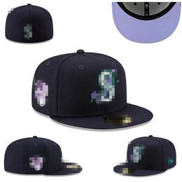 2024 Fitted Size Baseball Football Flat Casual Caps Letter Embroidery Cotton All Teams Sport World Full Closed Hats Mix H-1