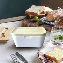 Plates Butter Dish Box Container Cheese Server Storage Keeper Heat Resistant Kitchen For Countertop Refrigerator