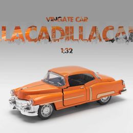Diecast Model Cars 1 32 Alloy Diecast CadillacS Vintage Car Model Classic Pull Back Car Minimality Vehicle Replica for Collection Gift for Kids WX