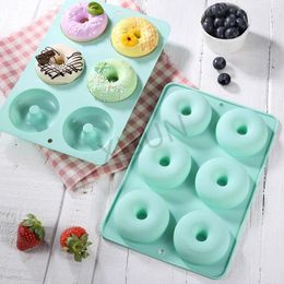 Baking Tools Non-Stick Food Grade Silicone Cake 6 Cavity Donut Pan Donuts Bread Mold