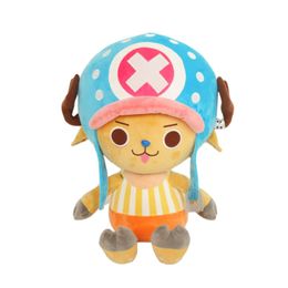 Japanese Anime 25cm One Piece Original Plush Toys CartoonFigure Luffy Chopper Ace Roronoa Zoro Cute Stuffed Doll Kids Xmas Gifts