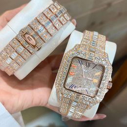 Diamond Watch Classic Sandoz Men's Watch Luxury Designer Нейтральные часы мужские часы Quartz Movement Watch Stage Steel Best Складывание Montre de Luxe с коробкой