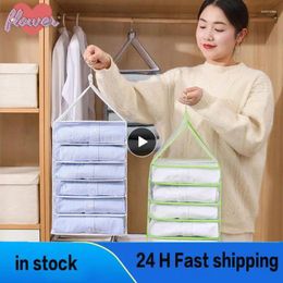 Storage Boxes Breathd Moisture -proof Clothing Hanging Bag Closet Wardrobe