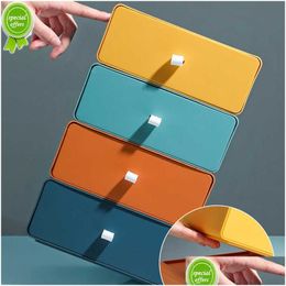 Storage Holders & Racks New Mtifunctional Desktop Cosmetics Box Counter Der Sheing Student Desk Stationery Office Organising Tool Drop Dhdz5