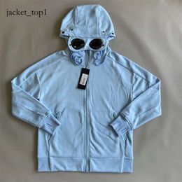 cp Men's Hoodies Sweatshirts Hoodie Hooded Jackets Loose Windproof Cardigan Overcoat Company Zip Fleece Lined Coat cpfm 1a3a