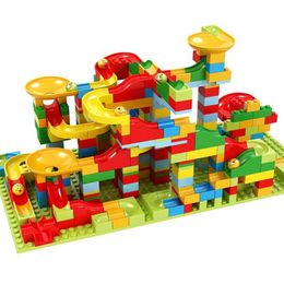 Blocks Building blocks for small particle slides on early education toys for intellectual development of infants and boys aged 3-6 in children WX