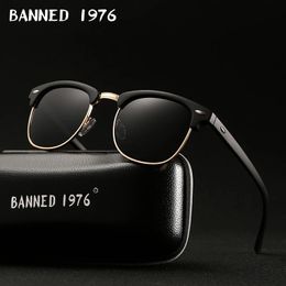 UV400 HD Polarized Men Women Sunglasses Classic Fashion Retro Brand Sun Glasses Coating Drive Shades Gafas De Sol Masculino 240429